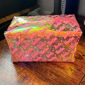 Barbie x SkinnyDip London Pink Iridescent Beauty Zip Case